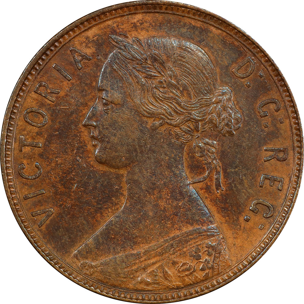 AU-50 - 1 cent 1865 to 1896 - Newfoundland - Victoria