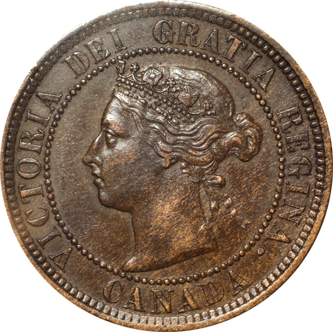 AU-50 - 1 cent 1876 to 1901 - Victoria