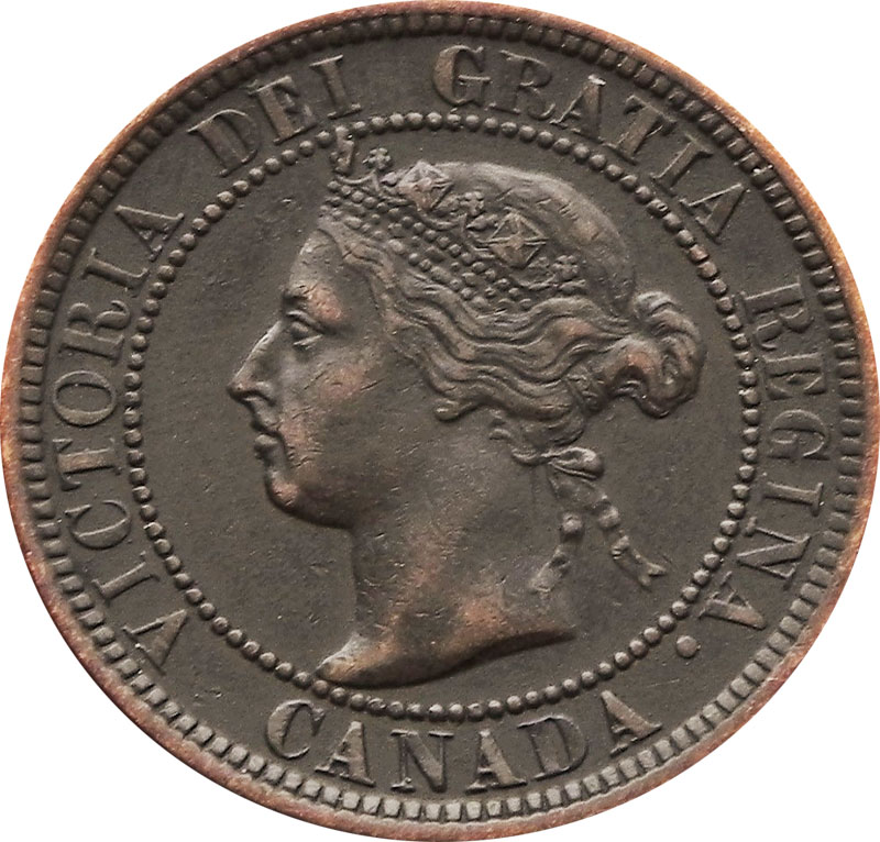 EF-40 - 1 cent 1876 to 1901 - Victoria