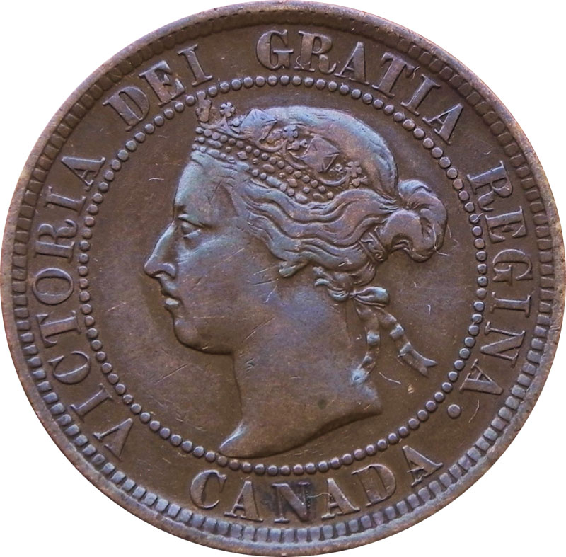 VF-20 - 1 cent 1876 to 1901 - Victoria