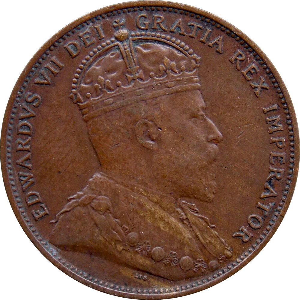 EF-40 - 1 cent 1904 to 1909 - Newfoundland - Edward VII