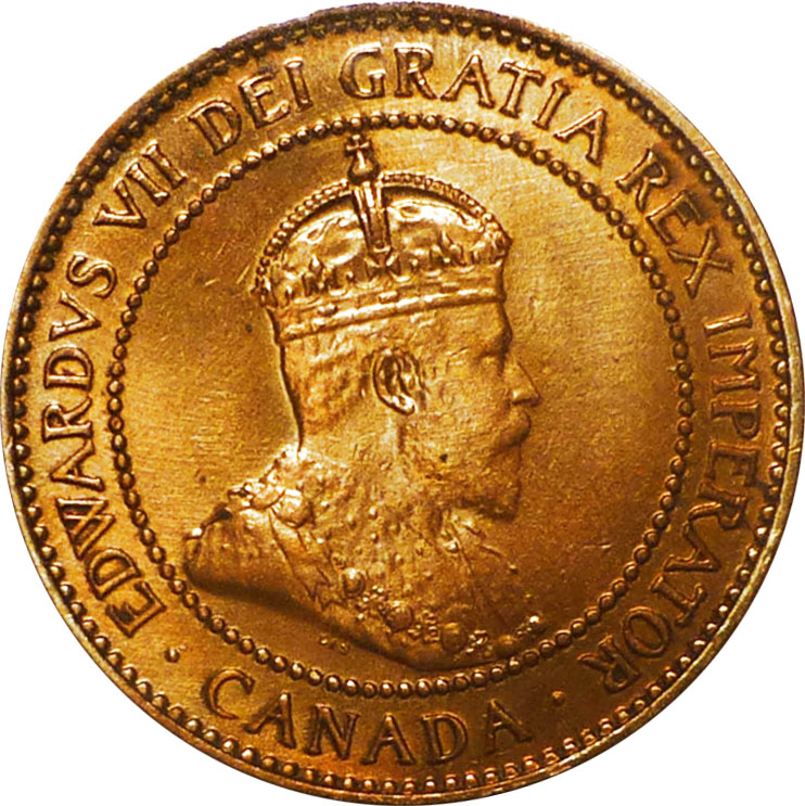 MS-60 - 1 cent 1902 to 1910 - Edward VII