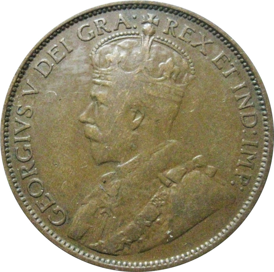 VG-8 - 1 cent 1911 to 1920 - George V