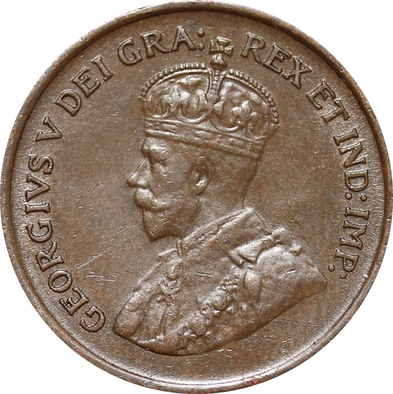 EF-40 - 1 cent 1920 to 1936 - George V