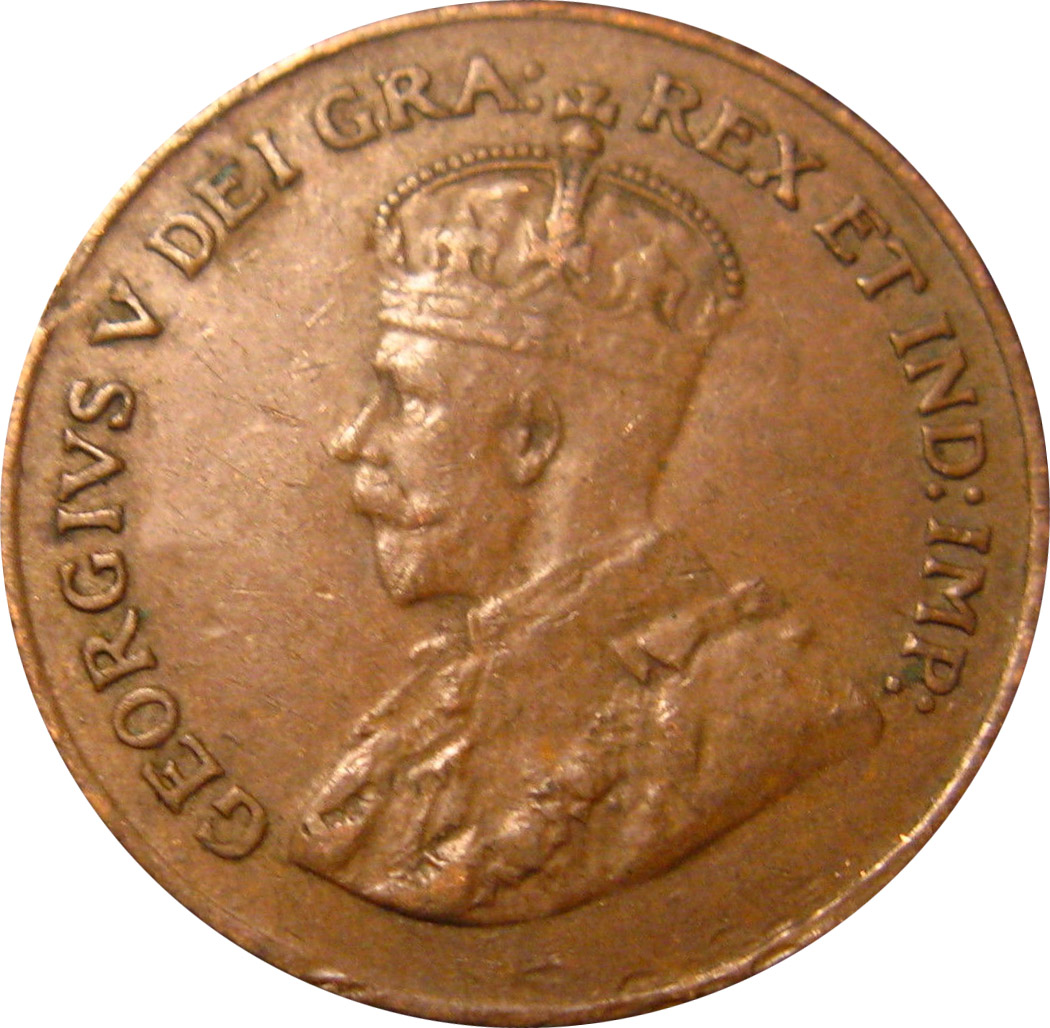 VF-20 - 1 cent 1920 to 1936 - George V