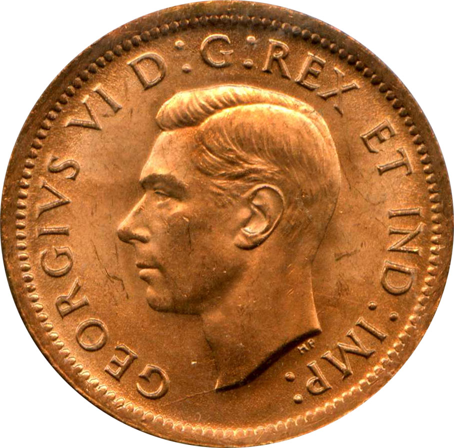 MS-60 - 1 cent 1937 to 1952 - George VI