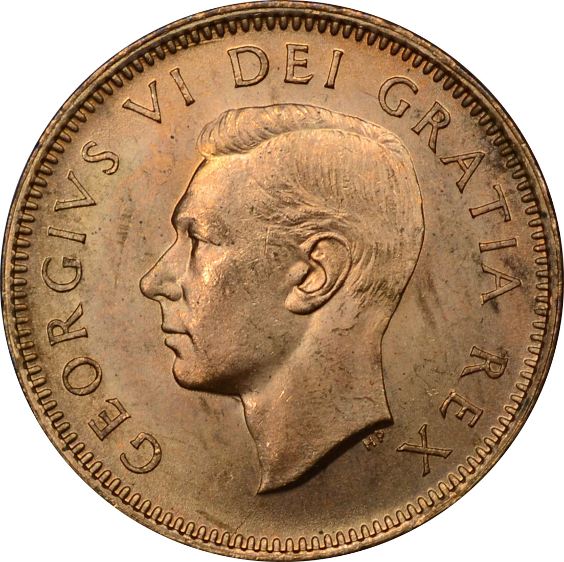 MS-60 - 1 cent 1937 to 1952 - George VI
