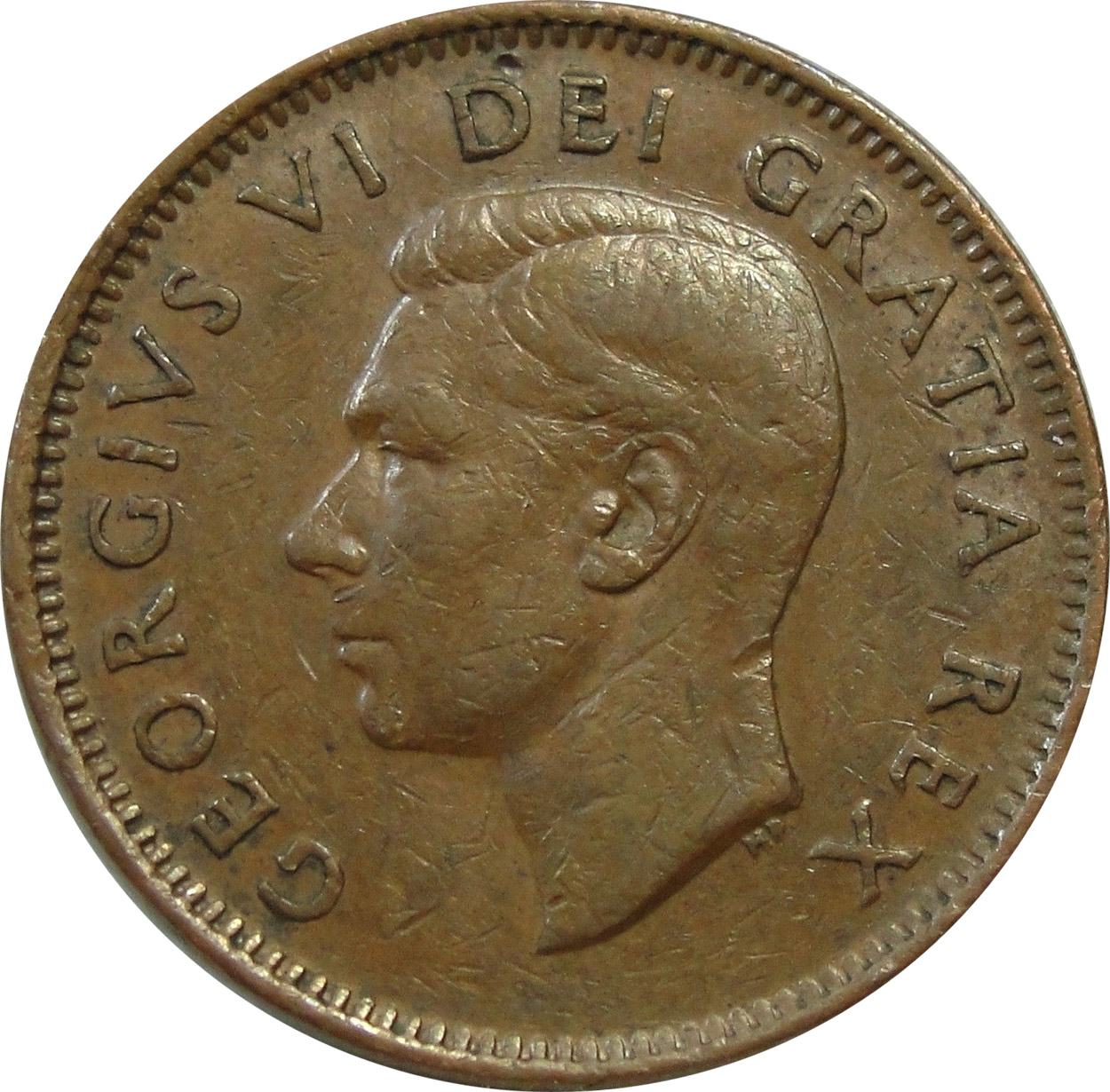 VF-20 - 1 cent 1937 to 1952 - George VI
