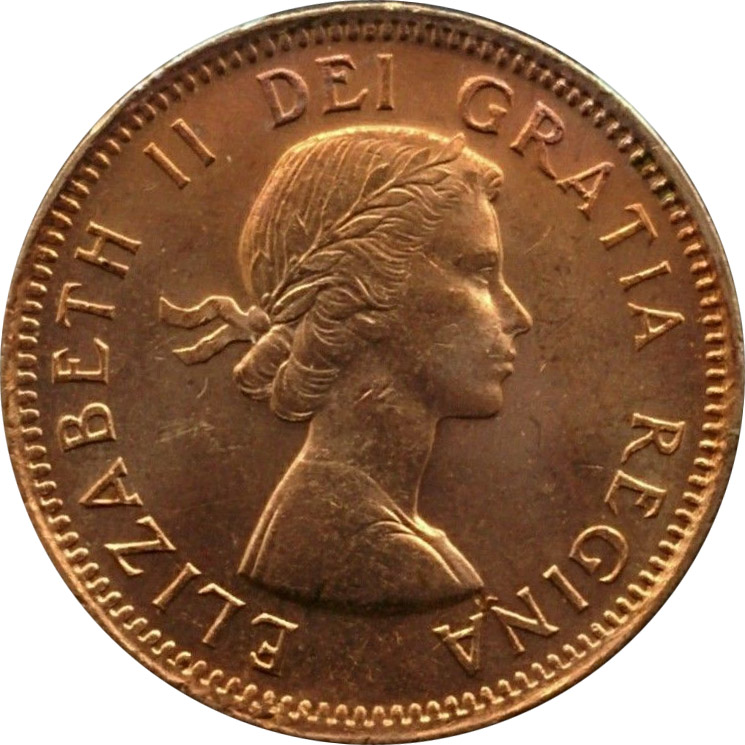 MS-60 - 1 cent 1953 to 1964 - Elizabeth II
