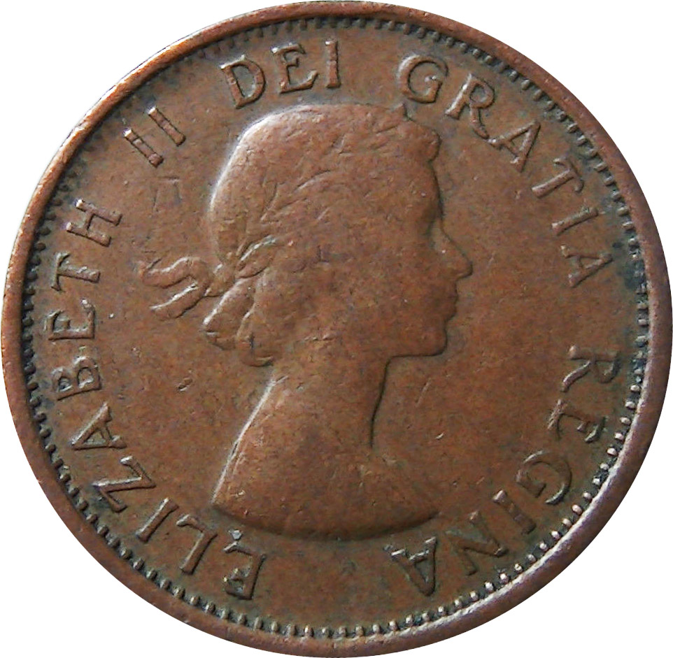 VG-8 - 1 cent 1953 to 1964 - Elizabeth II