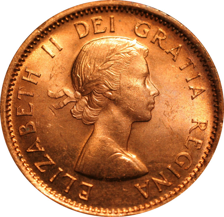 MS-60 - 1 cent 1953 to 1964 - Elizabeth II