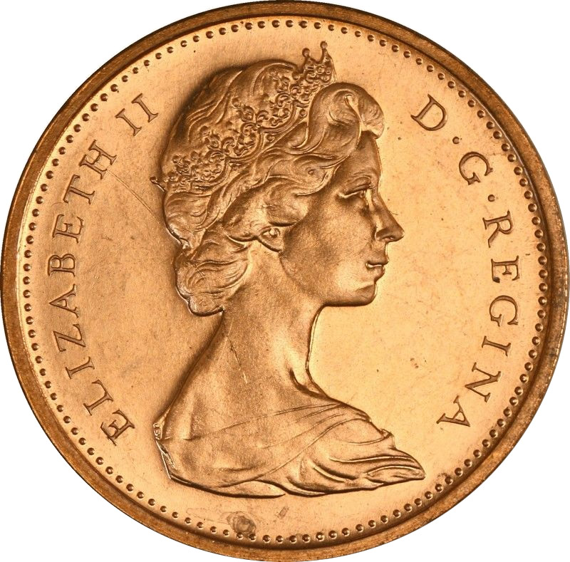 MS-60 - 1 cent 1965 to 1989 - Elizabeth II