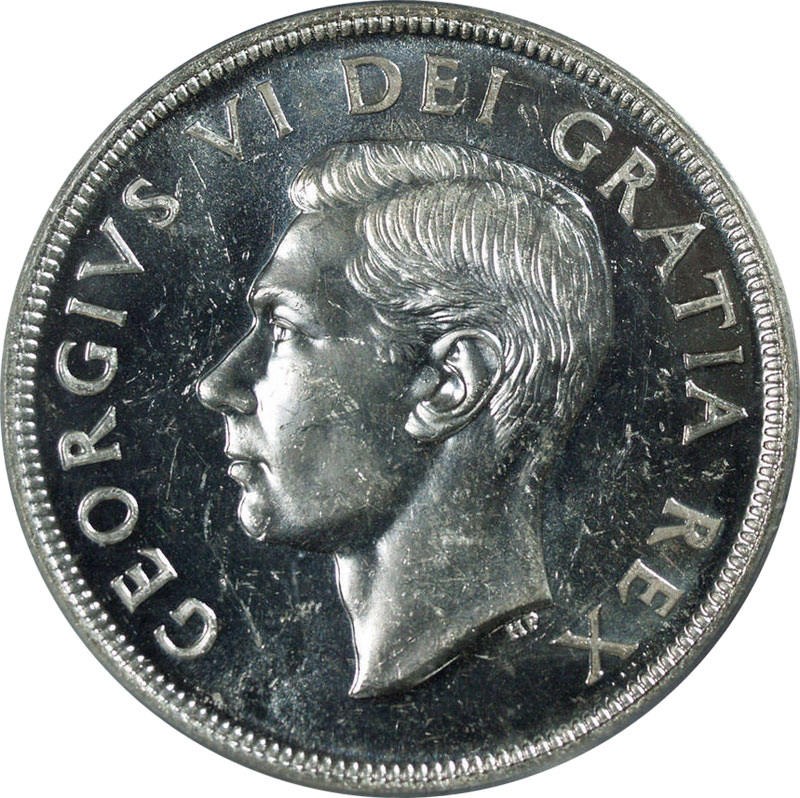 MS-60 - 1 dollar 1937 to 1952 - George VI