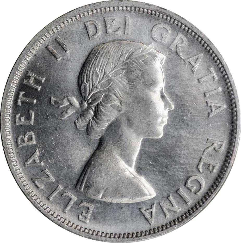 MS-60 - 1 dollar 1953 to 1964 - Elizabeth II