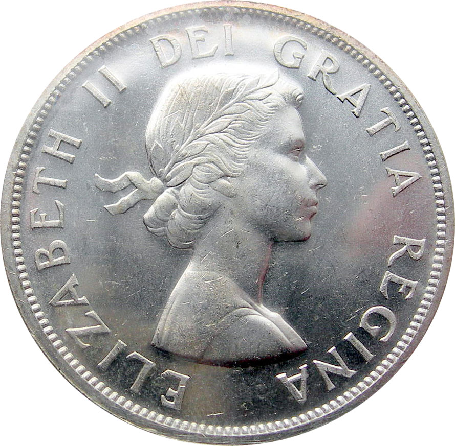 MS-60 - 1 dollar 1953 to 1964 - Elizabeth II