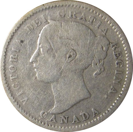 VG-8 - 10 cents 1858 to 1901 - Victoria