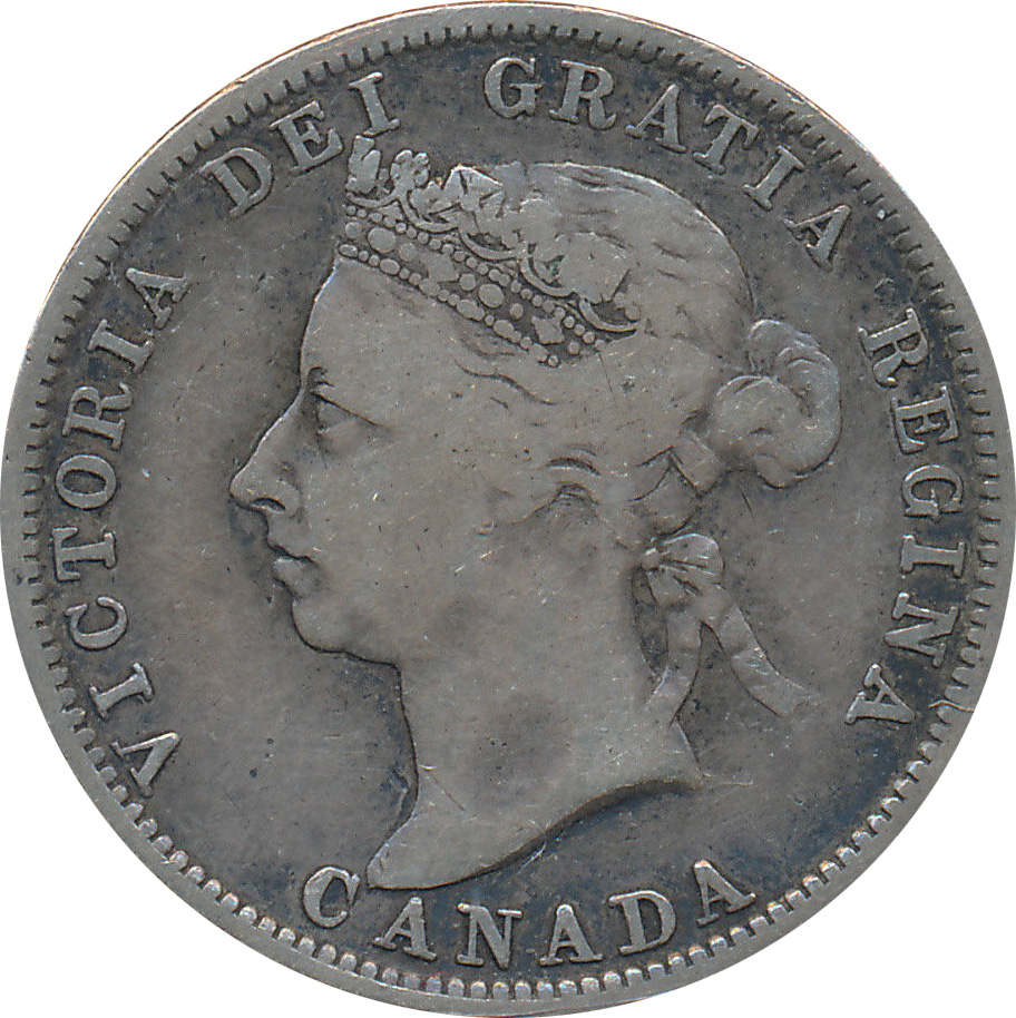 VG-8 - 25 cents 1870 to 1901 - Victoria