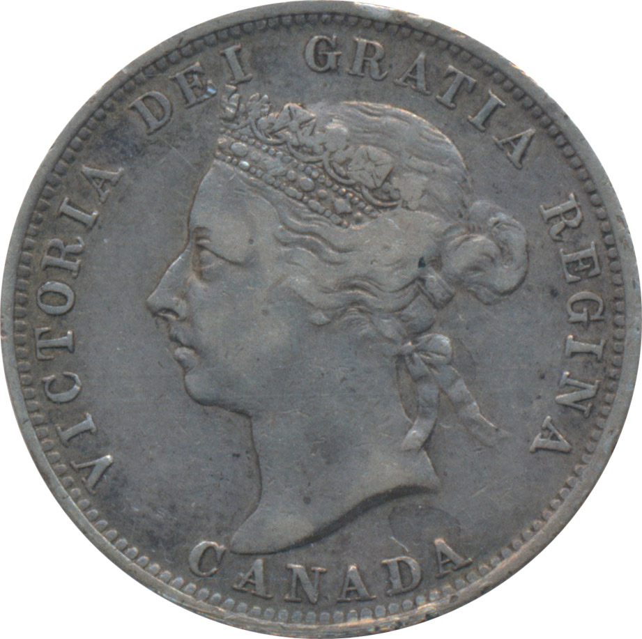 VF-20 - 25 cents 1870 to 1901 - Victoria