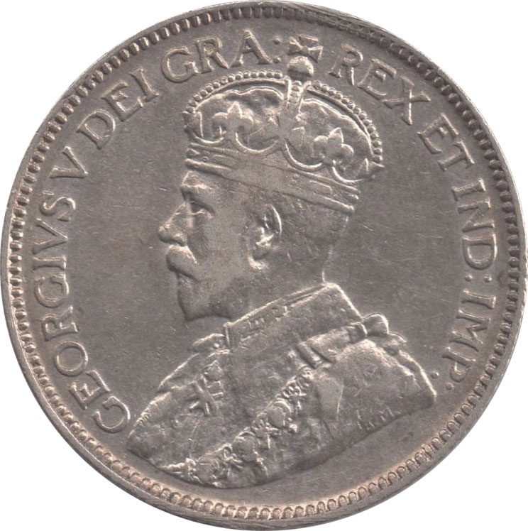 VF-20 - 25 cents 1911 to 1936 - George V