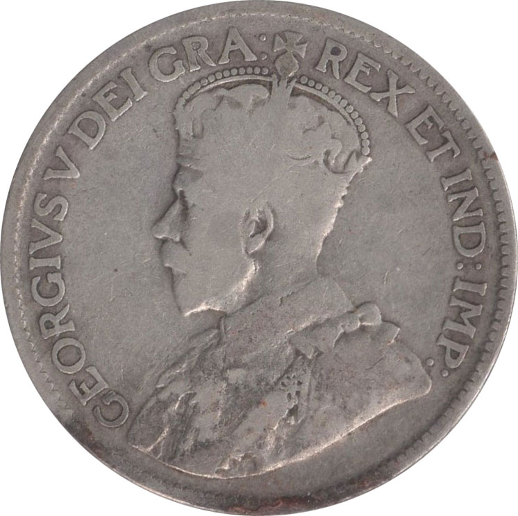 VG-8 - 25 cents 1911 to 1936 - George V