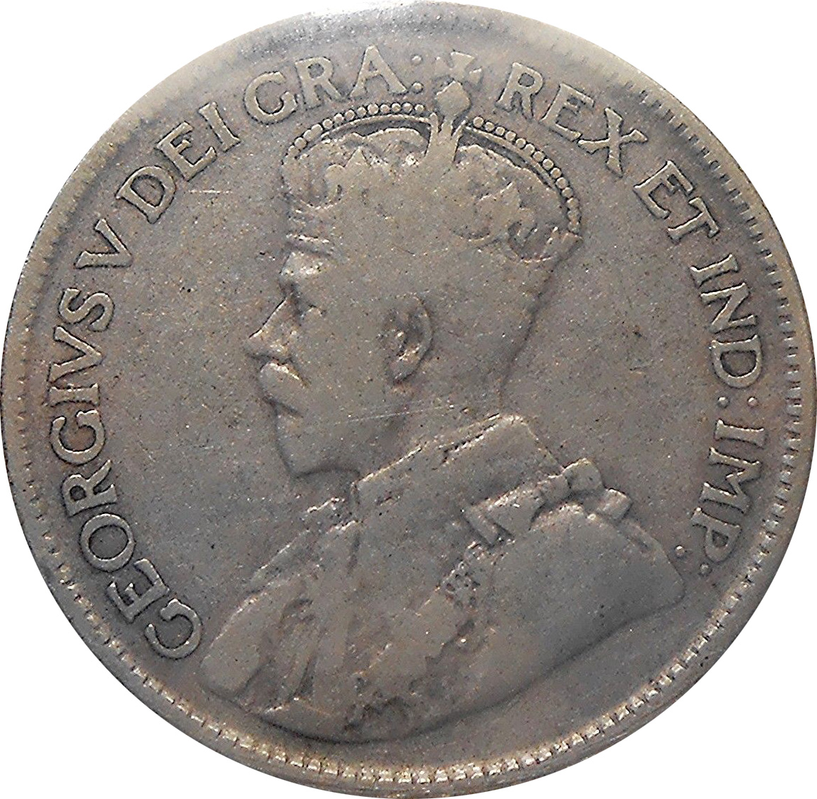 VG-8 - 25 cents 1911 to 1936 - George V