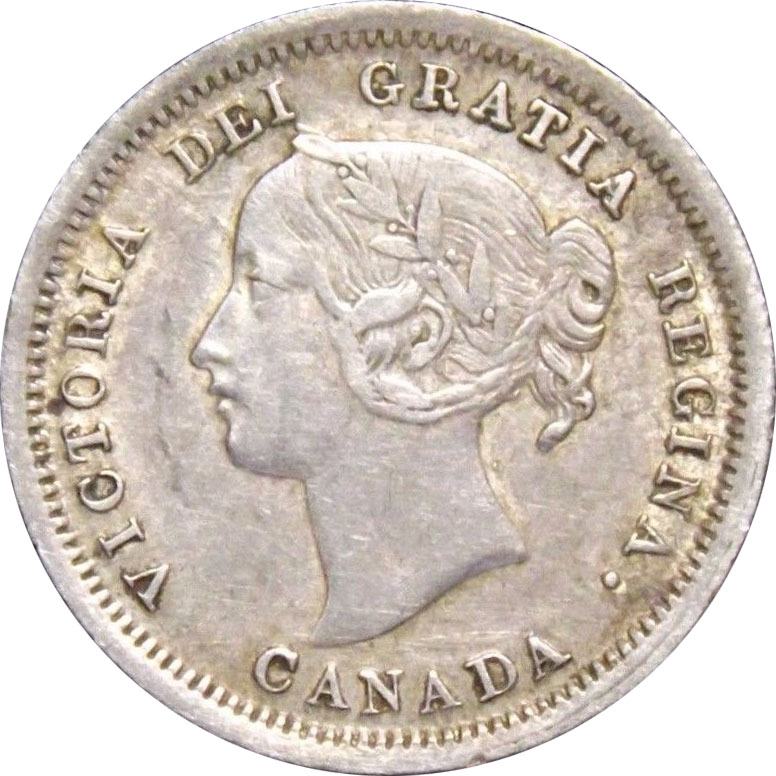 VF-20 - 5 cents 1858 to 1901 - Victoria