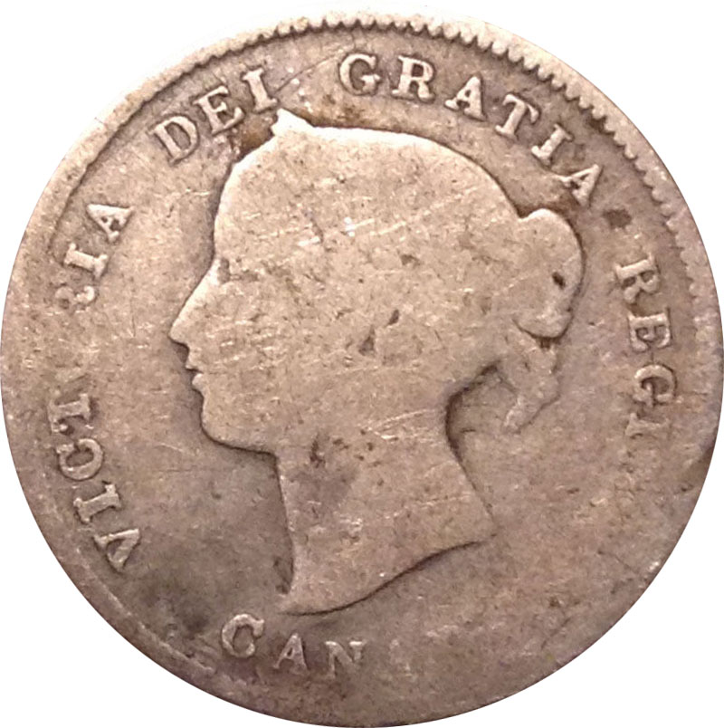 VG-8 - 5 cents 1858 to 1901 - Victoria