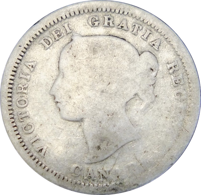 VG-8 - 5 cents 1858 to 1901 - Victoria