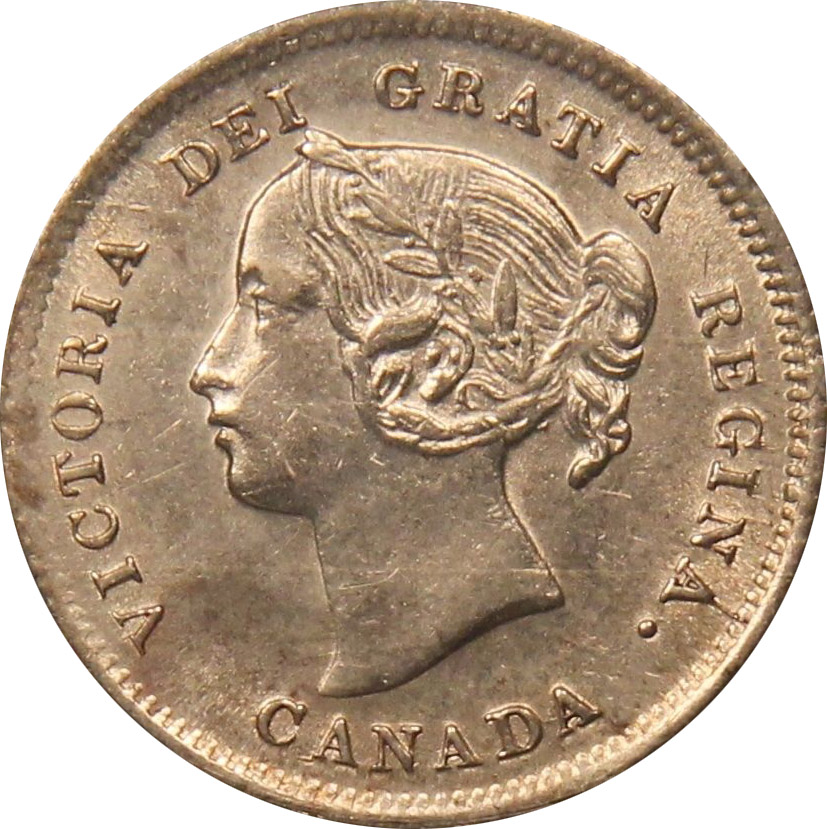 EF-40 - 5 cents 1858 to 1901 - Victoria