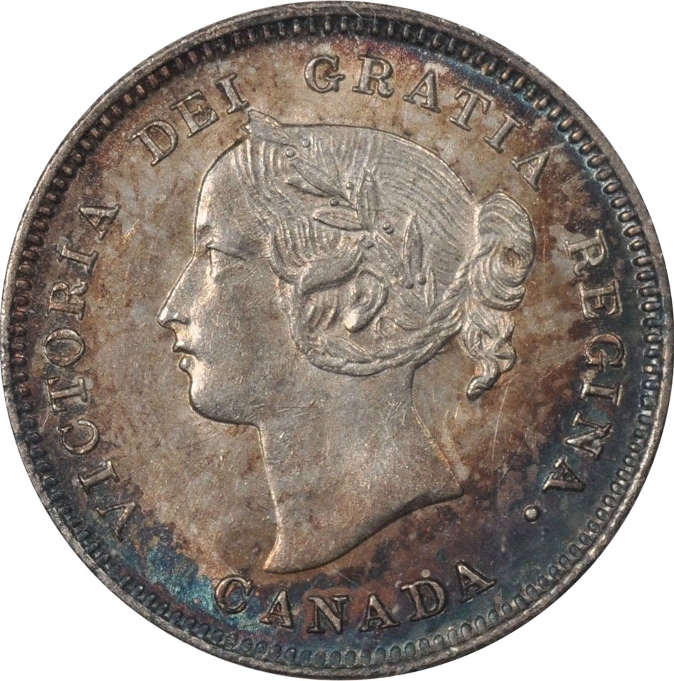 MS-60 - 5 cents 1858 to 1901 - Victoria