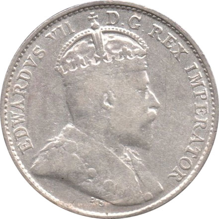 VG-8 - 5 cents 1902 to 1910 - Edward VII