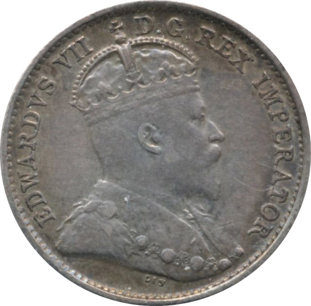 EF-40 - 5 cents 1902 to 1910 - Edward VII