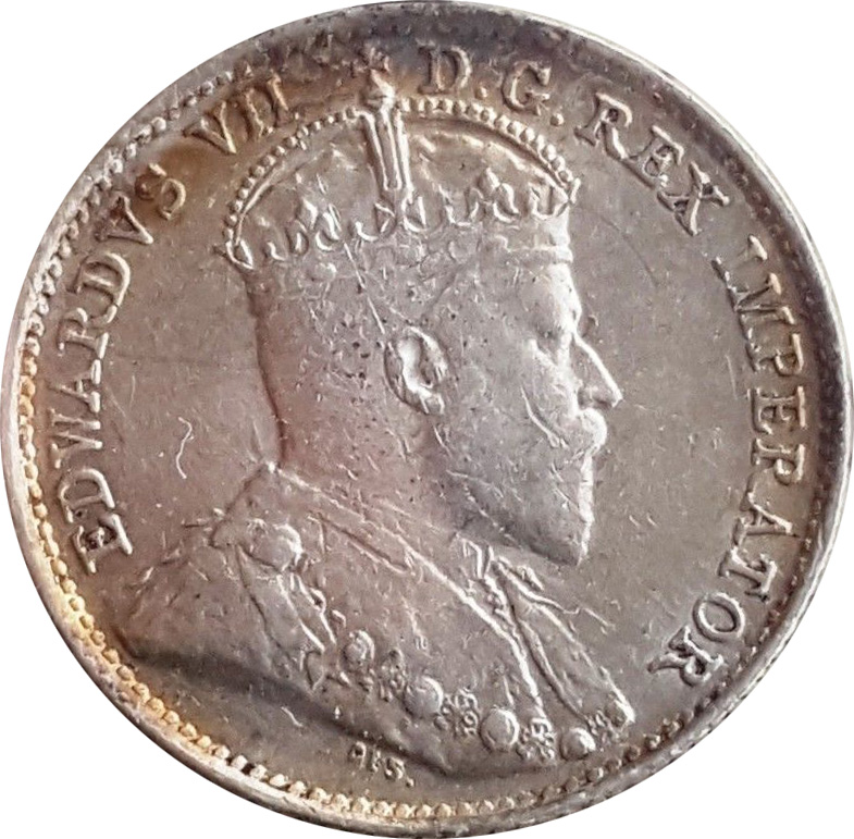 EF-40 - 5 cents 1902 to 1910 - Edward VII