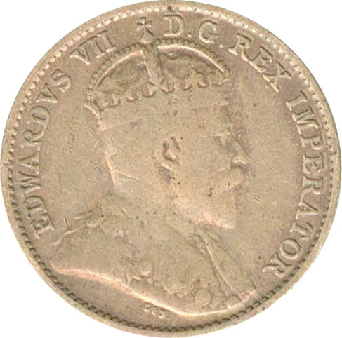 VG-8 - 5 cents 1902 to 1910 - Edward VII