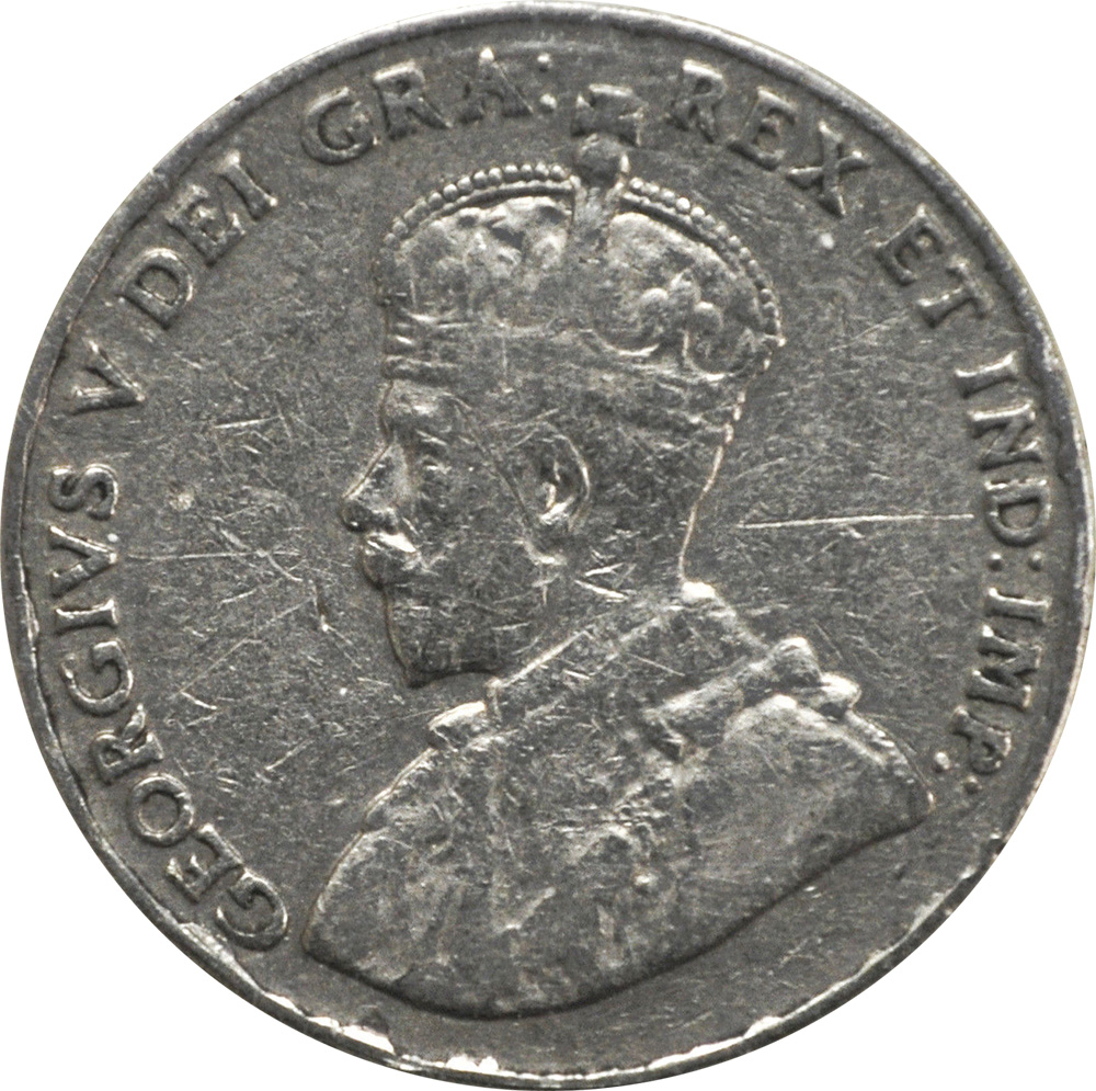 F-12 - 5 cents 1911 to 1936 - George V
