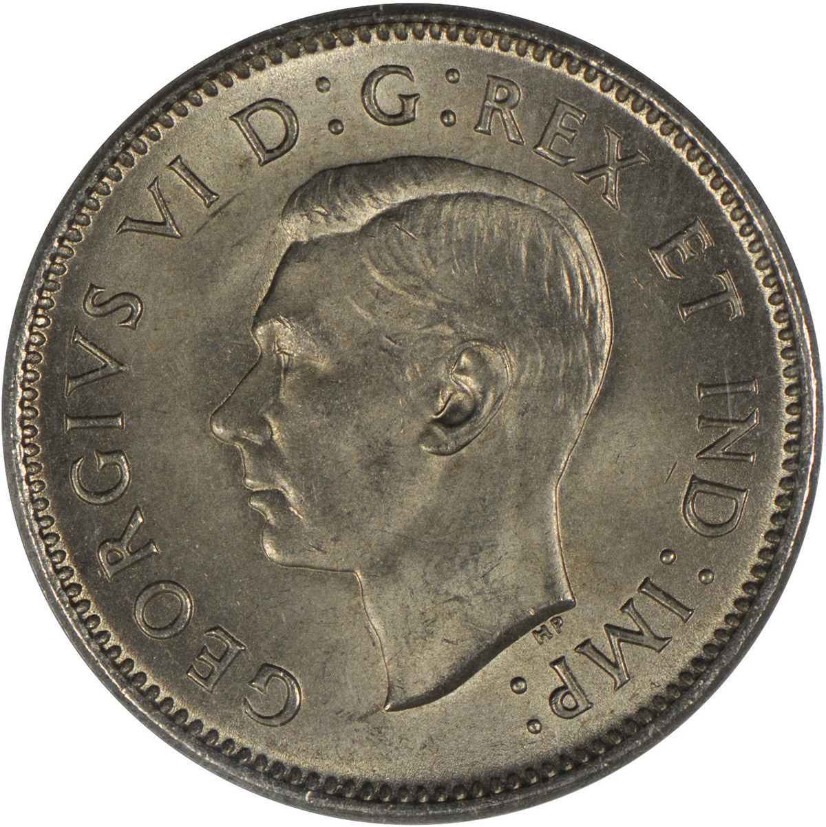 MS-60 - 5 cents 1937 to 1952 - George VI