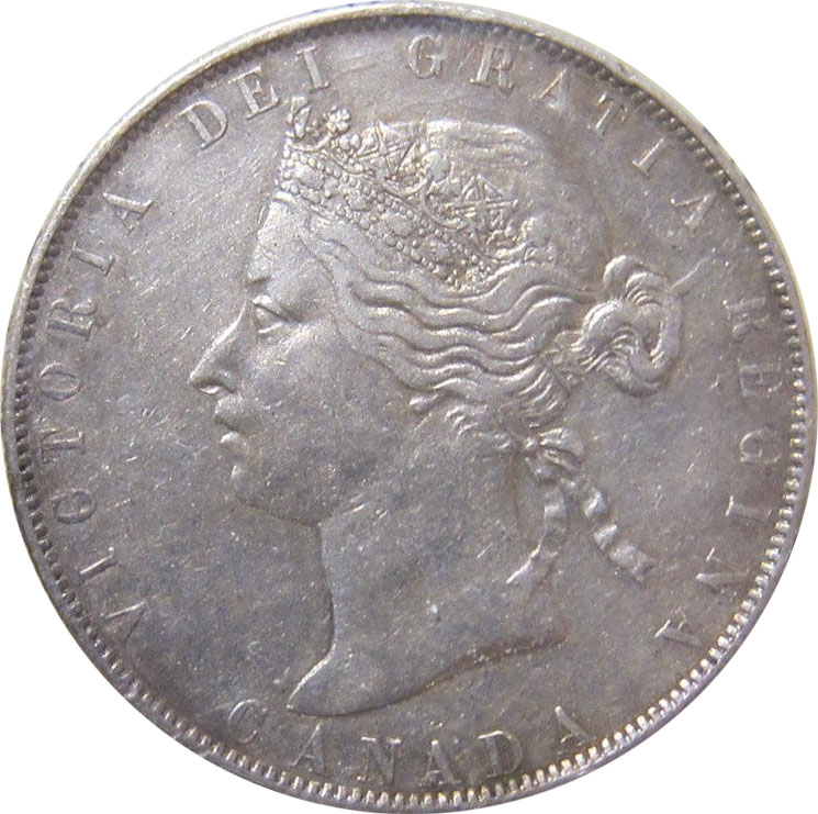 VF-20 - 50 cents 1870 to 1901 - Victoria