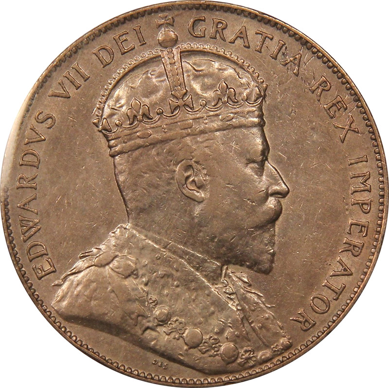 EF-40 - 50 cents 1902 to 1910 - Edward VII