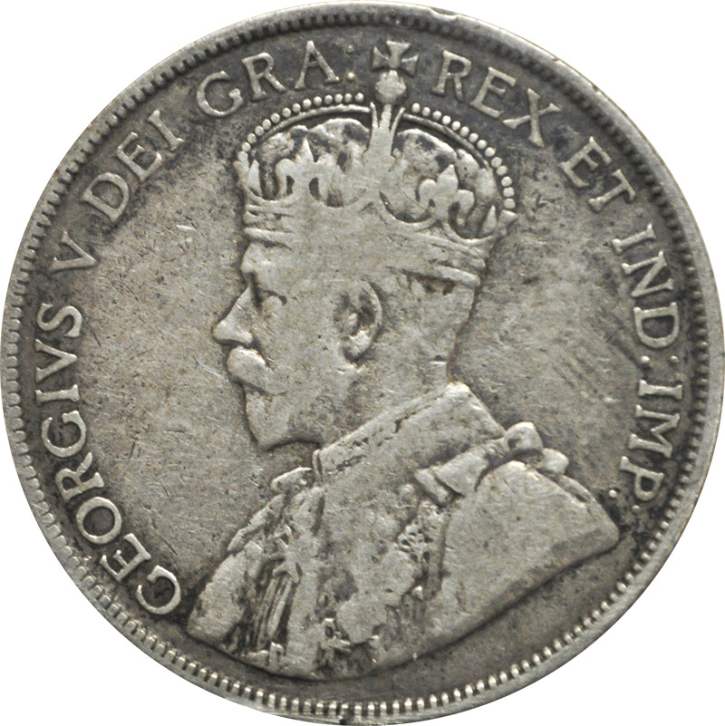 F-12 - 50 cents 1911 to 1936 - George V