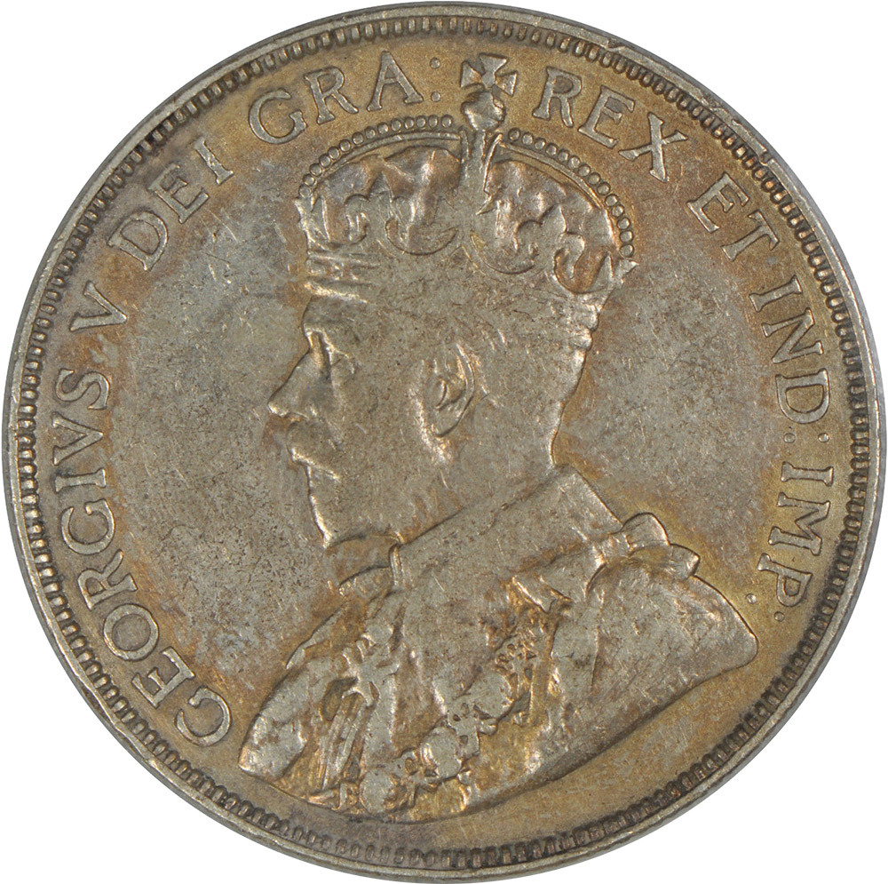 VF-20 - 50 cents 1911 to 1936 - George V
