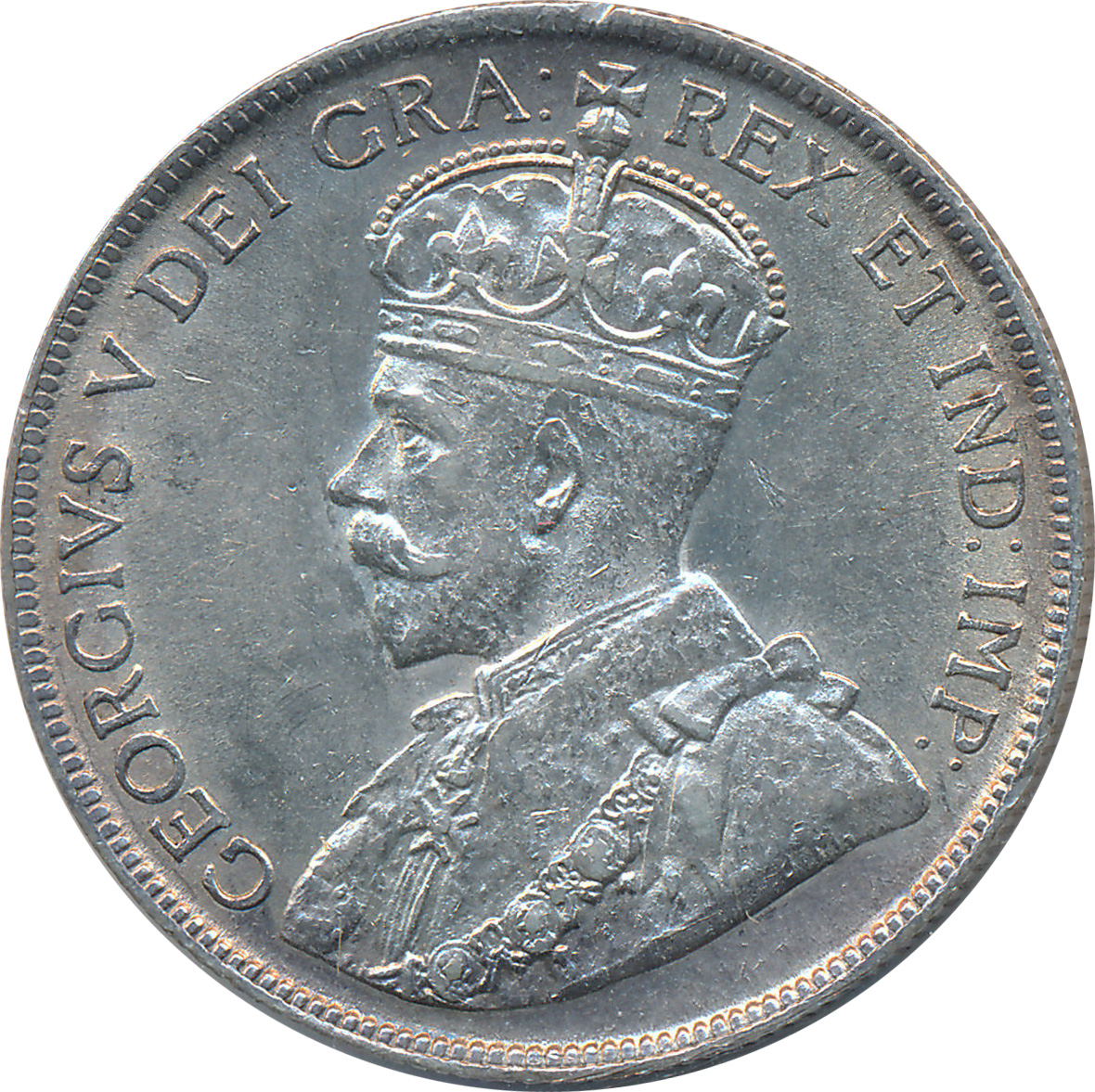 AU-50 - 50 cents 1911 to 1936 - George V