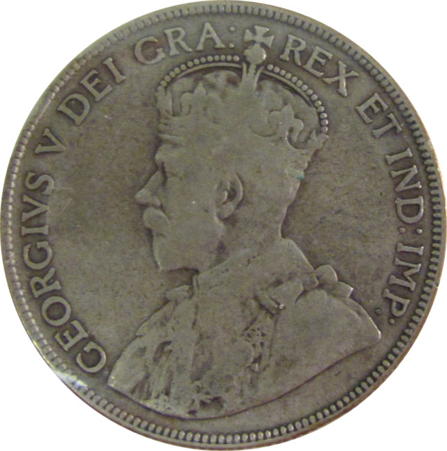 VG-8 - 50 cents 1911 to 1936 - George V