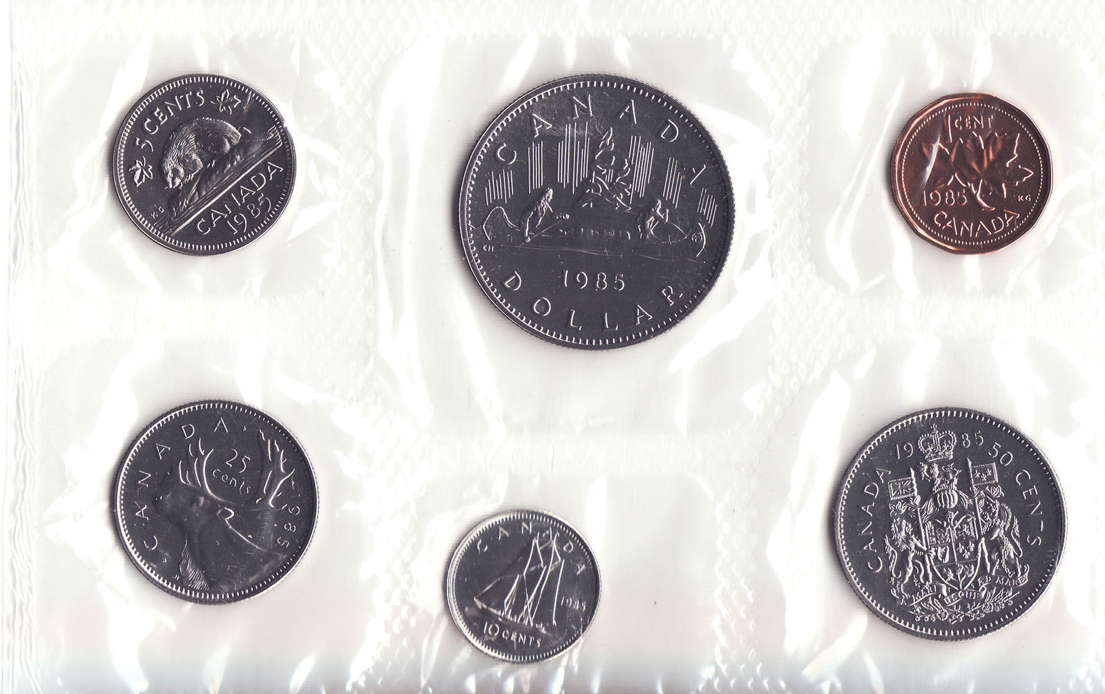 Details about   Canada 1985 Proof Like PL Coin Set Experimental Packaging for European Market 