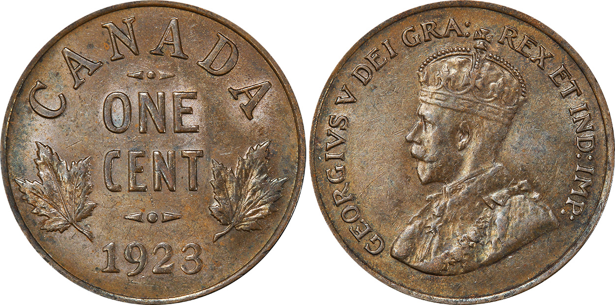 1-CENT - 1923 1-CENT - PIÈCES DU CANADA 1923