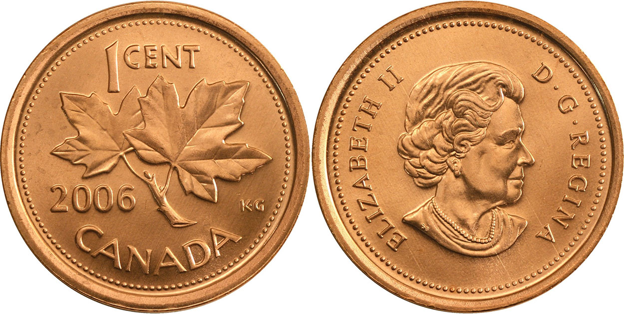 Coins And Canada 1 Cent 2006 Proof Proof like Specimen Brilliant 