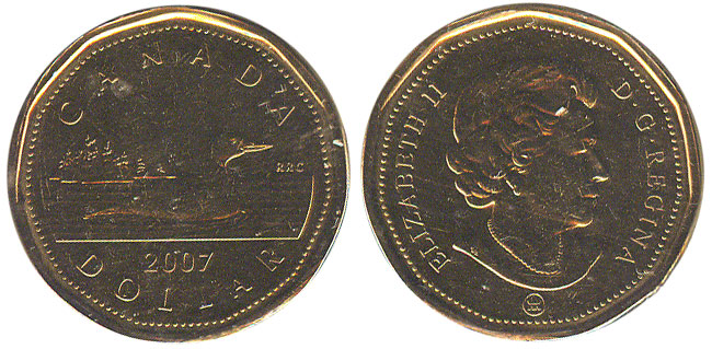 CANADA 1$ Dollar 2009 in MS 