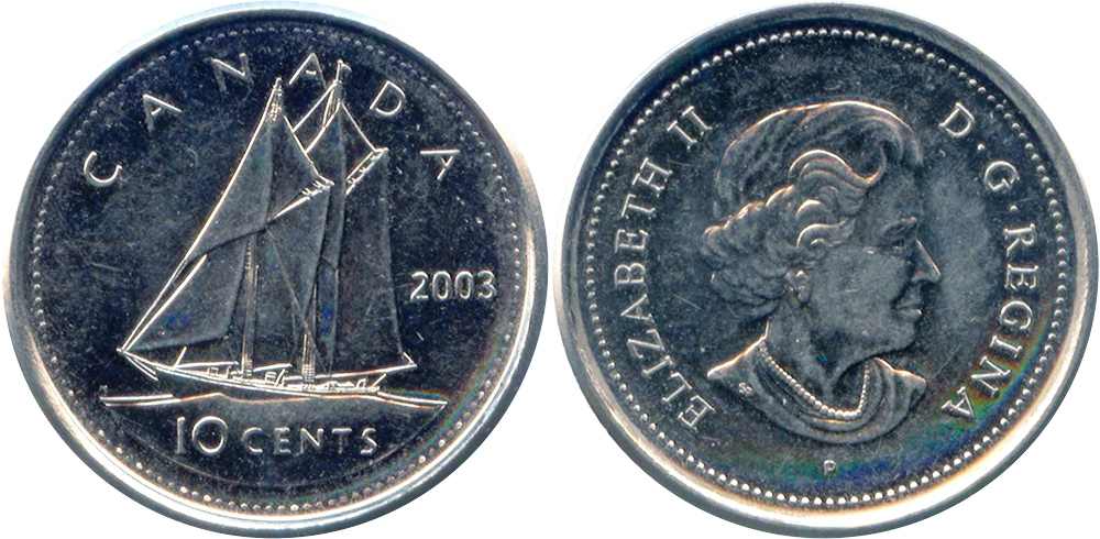 Details about   1975 CANADA 10 CENTS PROOF-LIKE DIME COIN 
