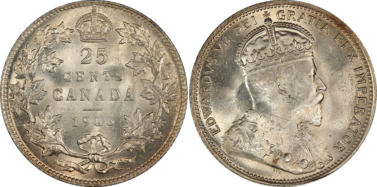 25 cents 1906