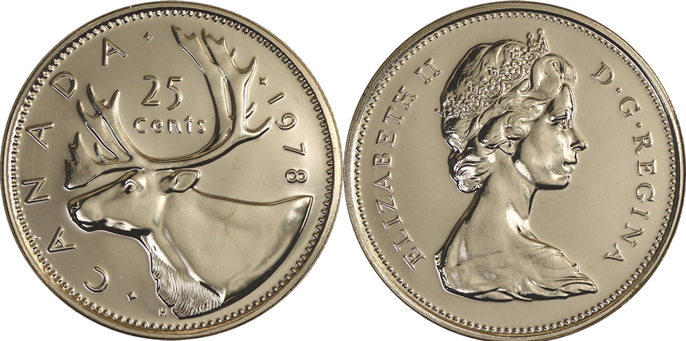 Details about   1976 Canada Proof-Like 25 Cents 