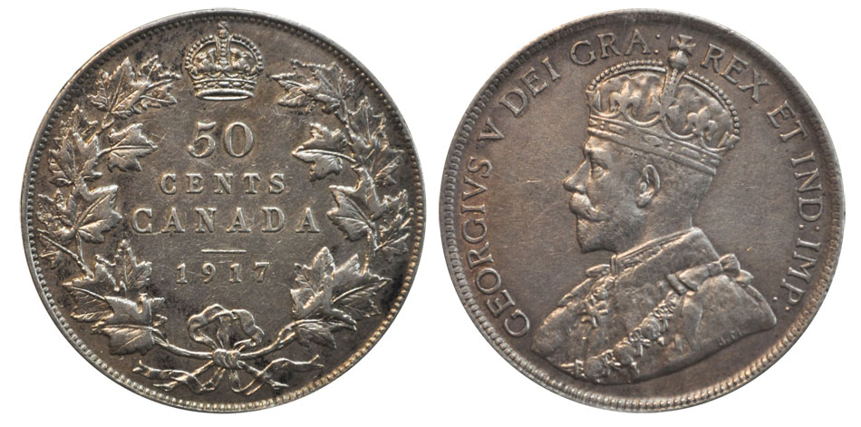 Coins And Canada 50 Cents 1917 Proof Proof like Specimen coins-and-canada-50-cents-1917-proof-proof-like-specimen
